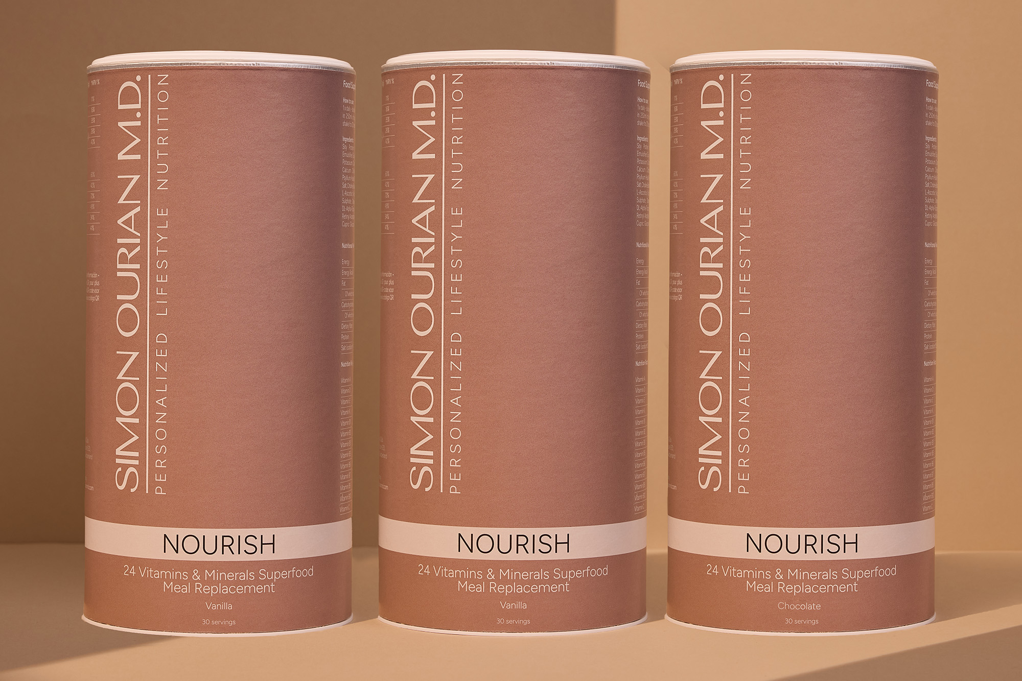 NOURISH BUNDLE - 2x Vanilla + 1x Chocolate - Servings: 3x30 (Subscription)
